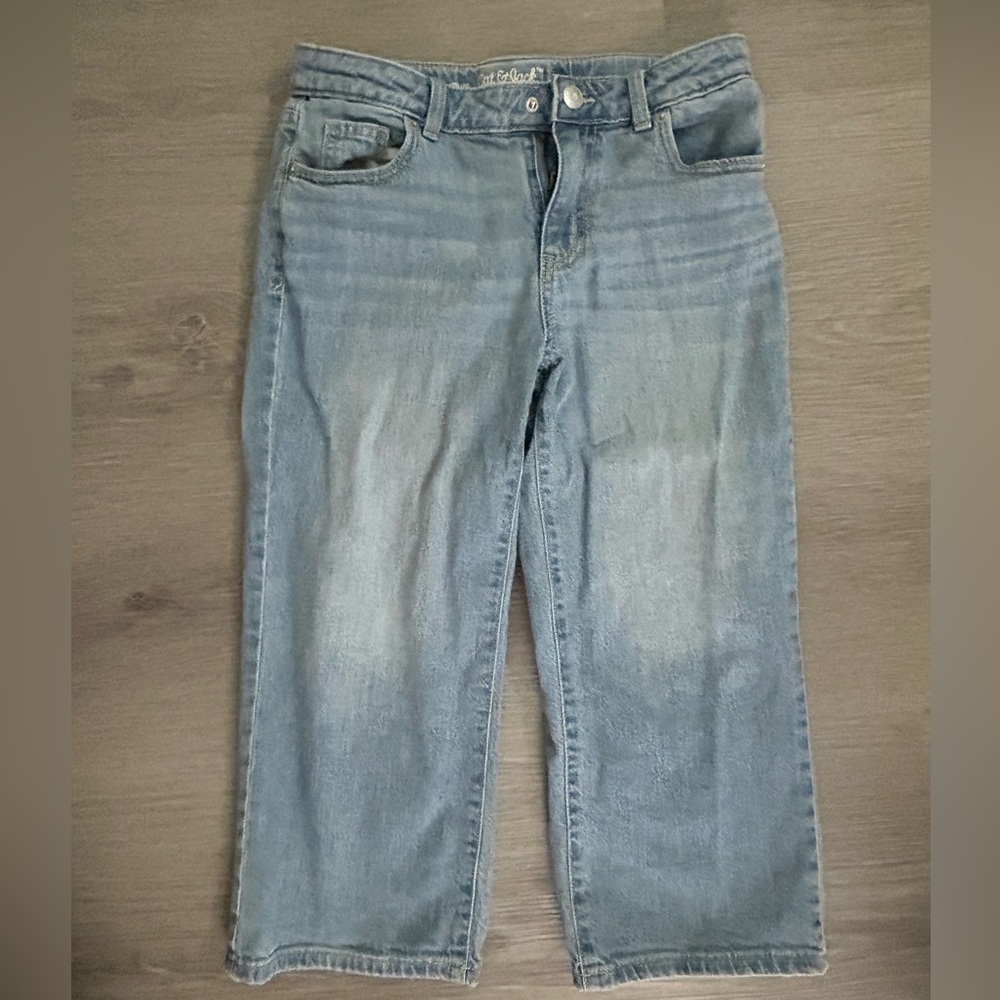 Cat & Jack Girls Wide Leg Stretch Jeans - Size 10